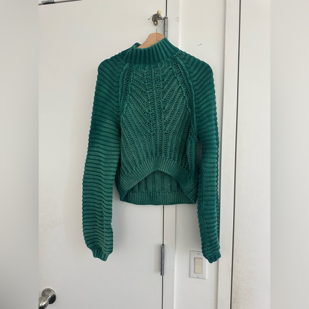 Free People Turquoise Sweater